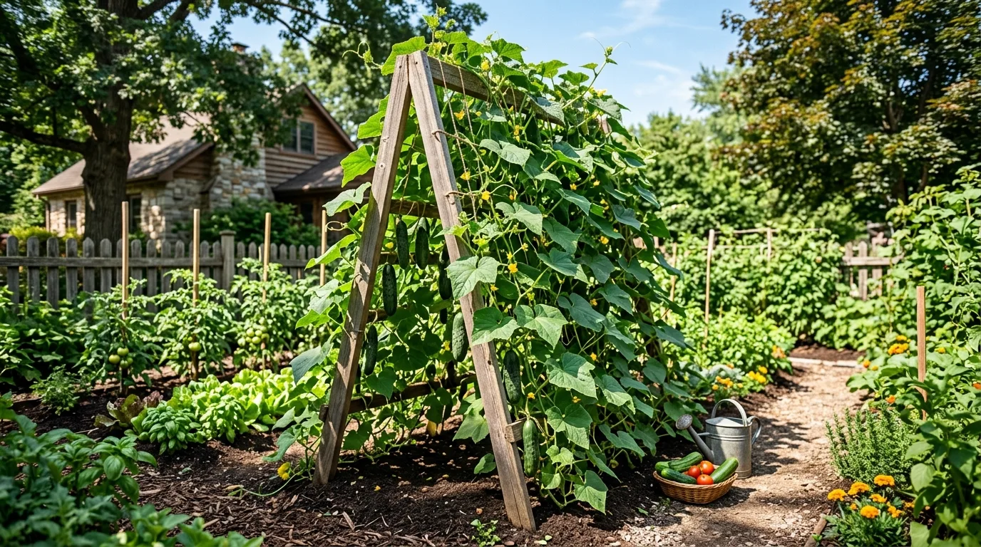 13 Cucumber Trellis Ideas for Better Growth